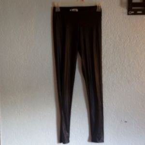 S leggings leather look